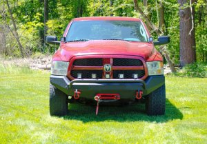 Ram 1500 Classic Front Bumper - Fishbone Offroad - Anglerfish - Black Texture - `13-`27 Ram 1500 Classic Front Bumper - Fishbone Offroad - Anglerfish - Black Texture - `13-`27